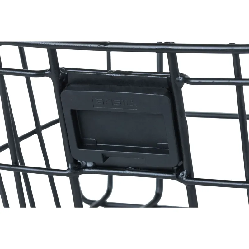 Basil Bremen KF Aluminium Front Basket - Matt Black-4