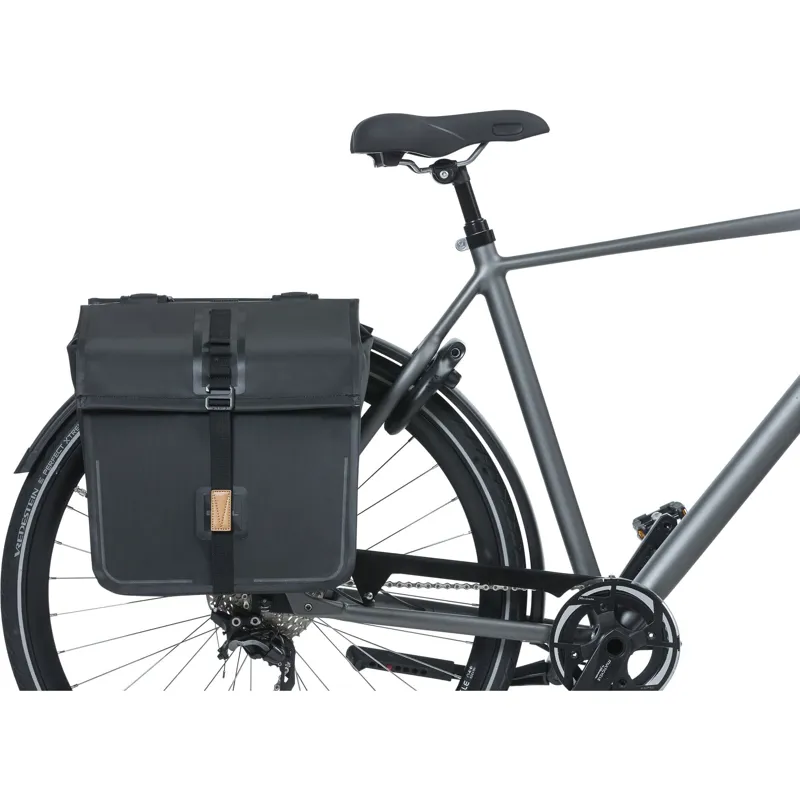 Basil Urban Dry Double Pannier Bags - 50 Litre - Matt Black-5