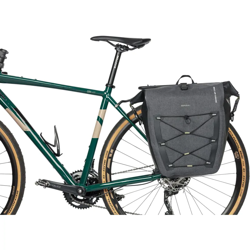 Basil Navigator Storm Single Pannier Bag with MIK Hooks - 25-31 Litre - Black-4