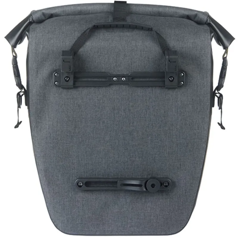 Basil Navigator Storm Single Pannier Bag with MIK Hooks - 25-31 Litre - Black-2
