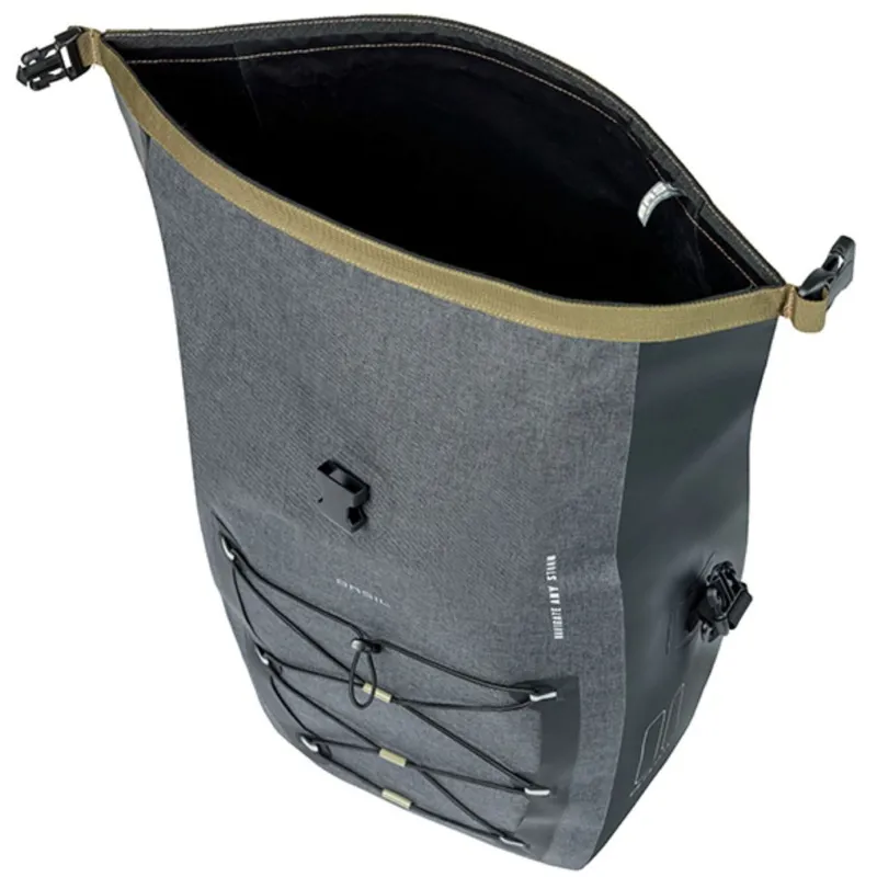 Basil Navigator Storm Single Pannier Bag with MIK Hooks - 25-31 Litre - Black-3
