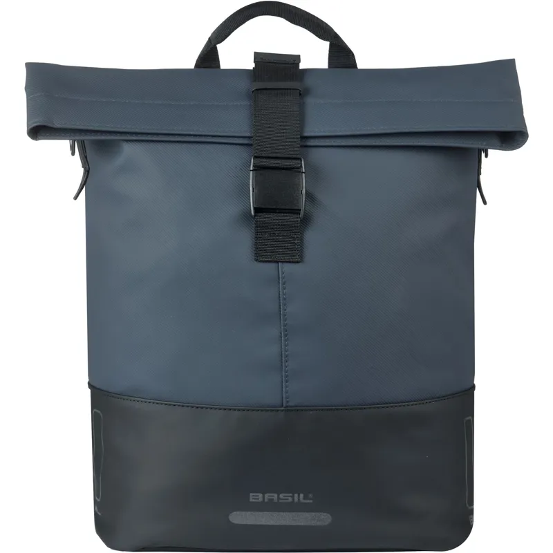 Basil Cove Shopper Pannier Bag with MIK Hooks -14-16 Litre - Navy/Black-1