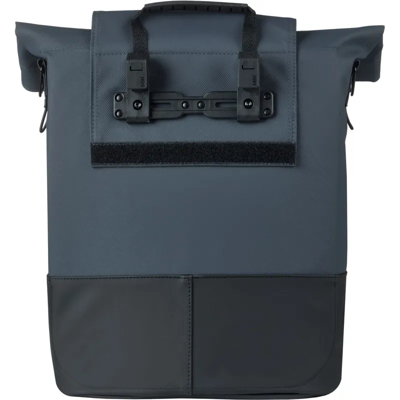 Basil Cove Shopper Pannier Bag with MIK Hooks -14-16 Litre - Navy/Black-3