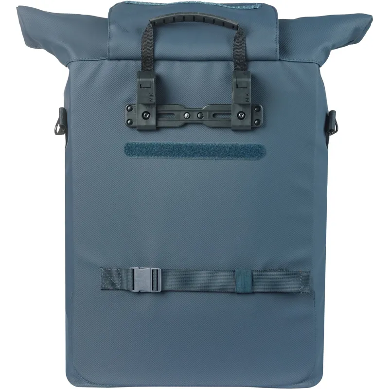 Basil Brooklyn Shoulder Pannier Bag with MIK Hooks - 17 Litre - Blue-3