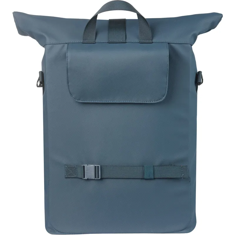 Basil Brooklyn Shoulder Pannier Bag with MIK Hooks - 17 Litre - Blue-4