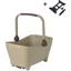 Basil Buddy Dog Bicycle Basket MIK - 32 Litre - Biscotti Brown