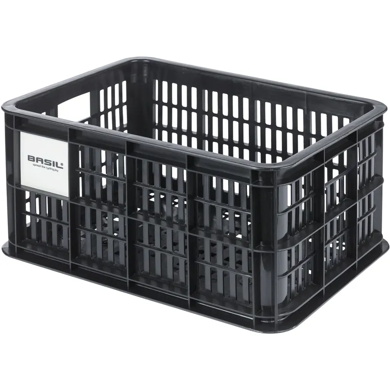 Basil MIK Bicycle Crate - 17 Litre - Black