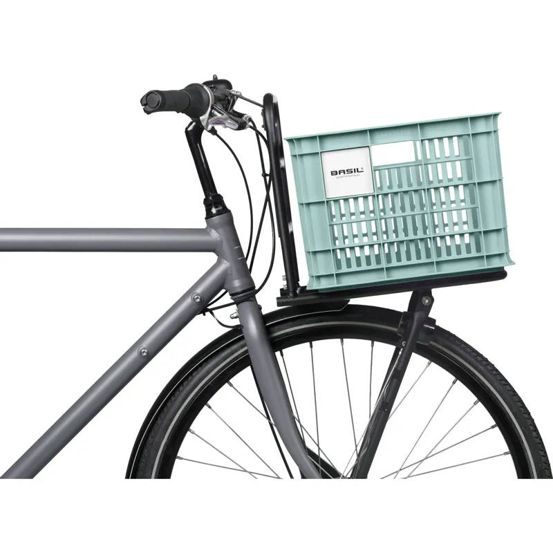 Basil Bicycle Crate - 40 Litre - Silver Blue-3