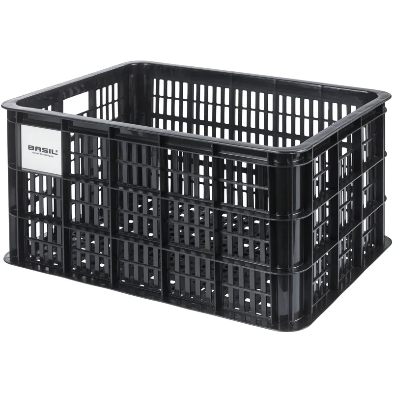 Basil MIK Bicycle Crate - 40 Litre - Black