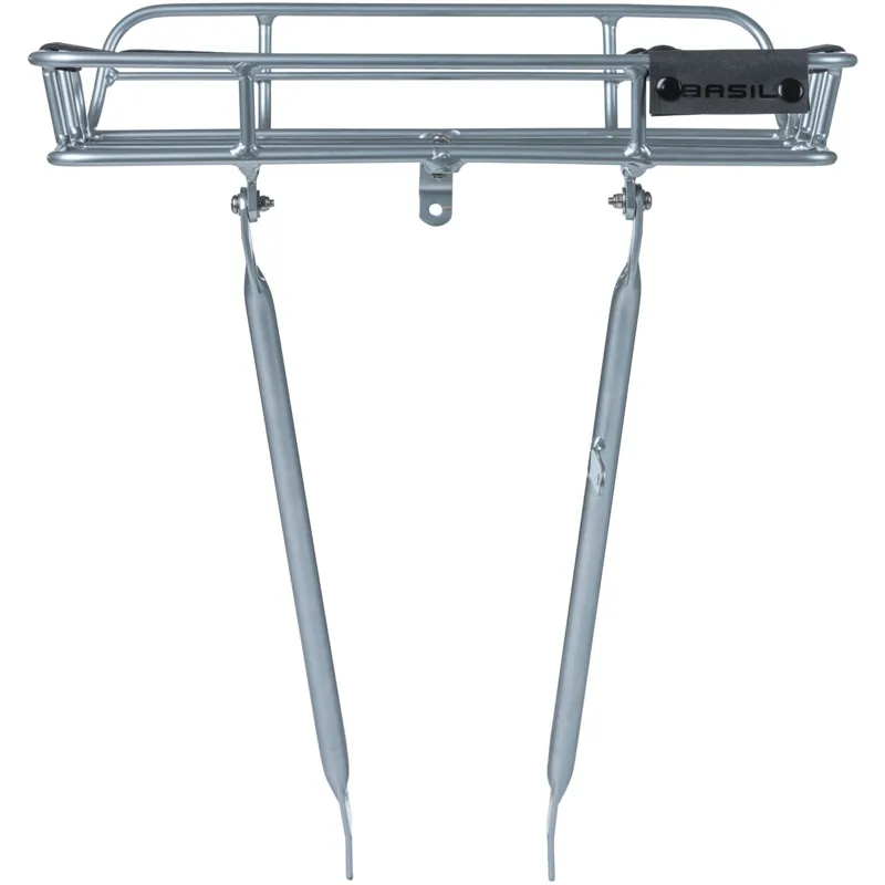 Basil Portland Front Carrier - 26-28 inch - Natural Aluminium-1