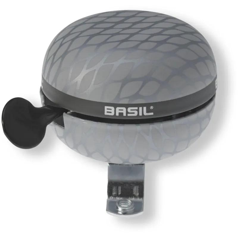 Basil Noir Bell - 60mm - Metallic Silver