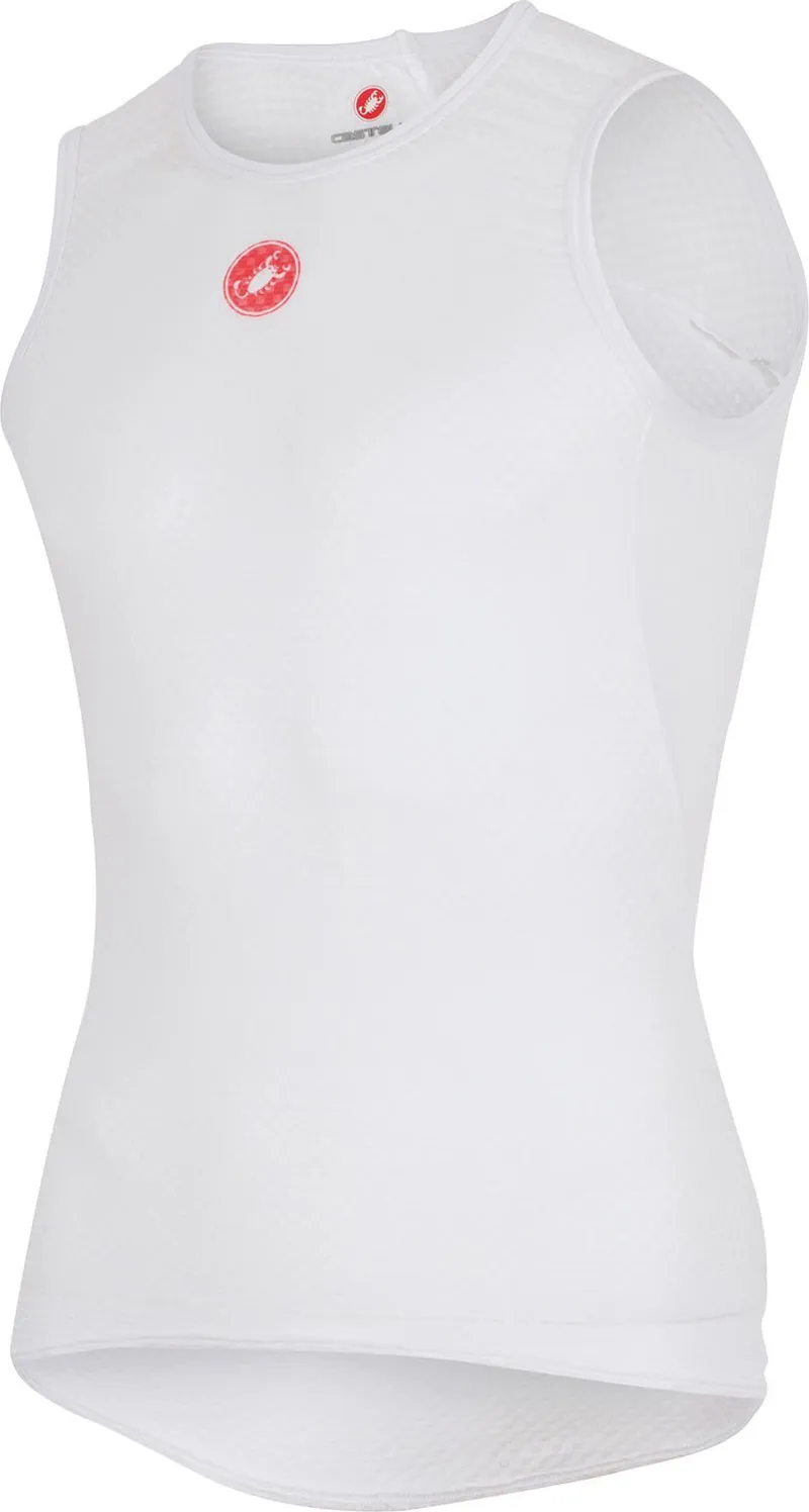 Castelli Pro Issue Sleeveless Base Layer - White