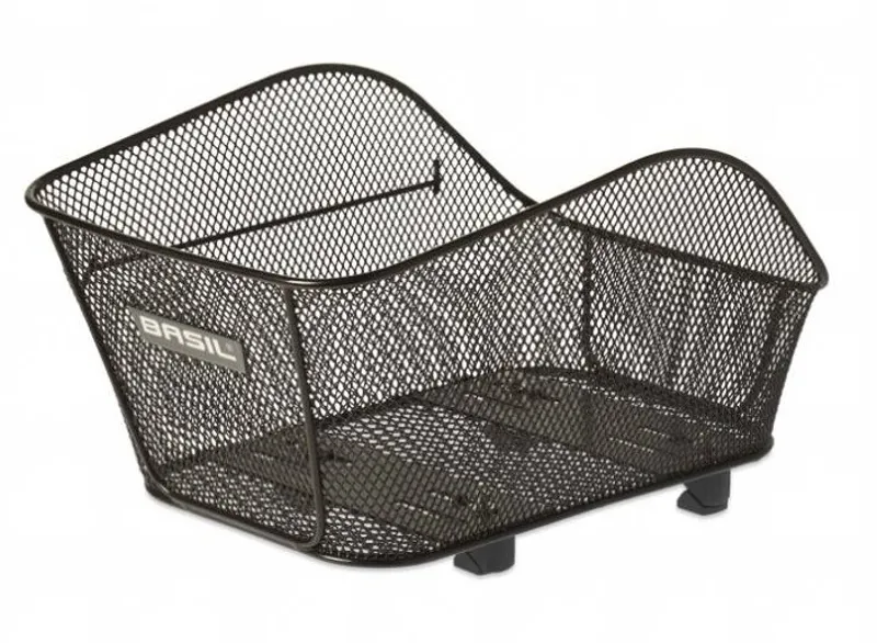 Basil Icon Rear Bike Basket - Small - Black