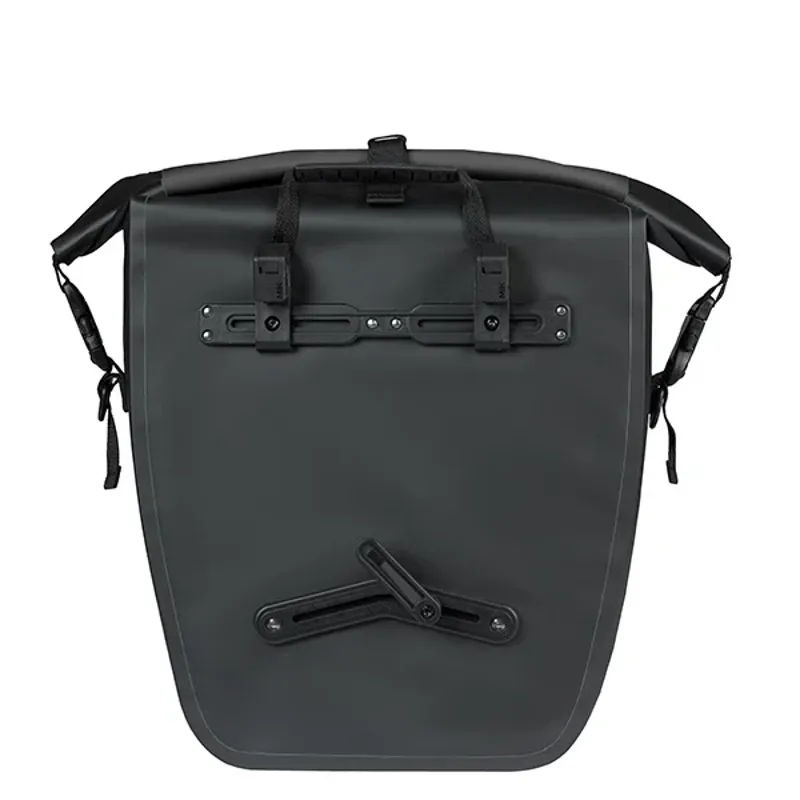 Basil Rivo Single Pannier Bag with MIK Hooks - 25-31 litres - Black-3
