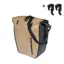 Basil Rivo Single Pannier Bag with MIK Hooks - 25-31 litres - Sand/Black