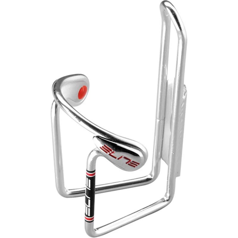 Elite Ciussi Gel Water Bottle Cage - Silver