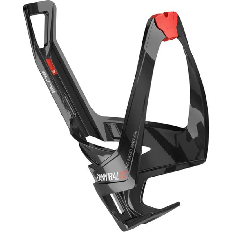 Elite Cannibal XC Bio Bottle Cage - Black/Red