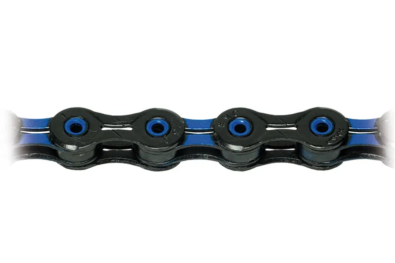 KMC Diamond Like Coating 11 Speed Chain - 118 Links  - Black/Blue