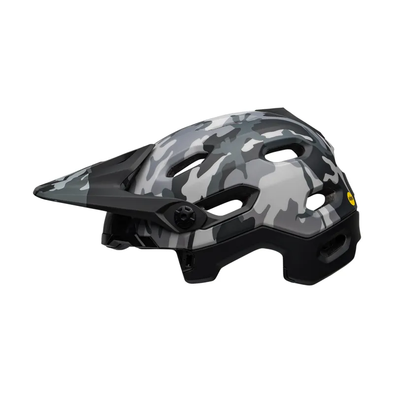 Bell Super DH MIPS Full Face MTB Helmet - Matte/Gloss Black Camo-2