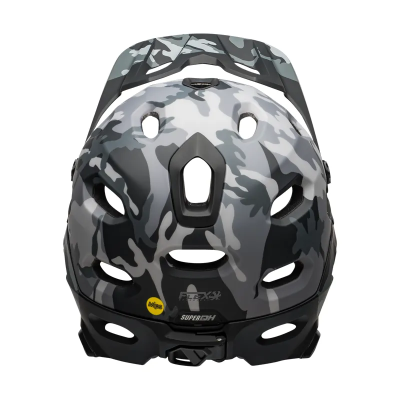 Bell Super DH MIPS Full Face MTB Helmet - Matte/Gloss Black Camo-3