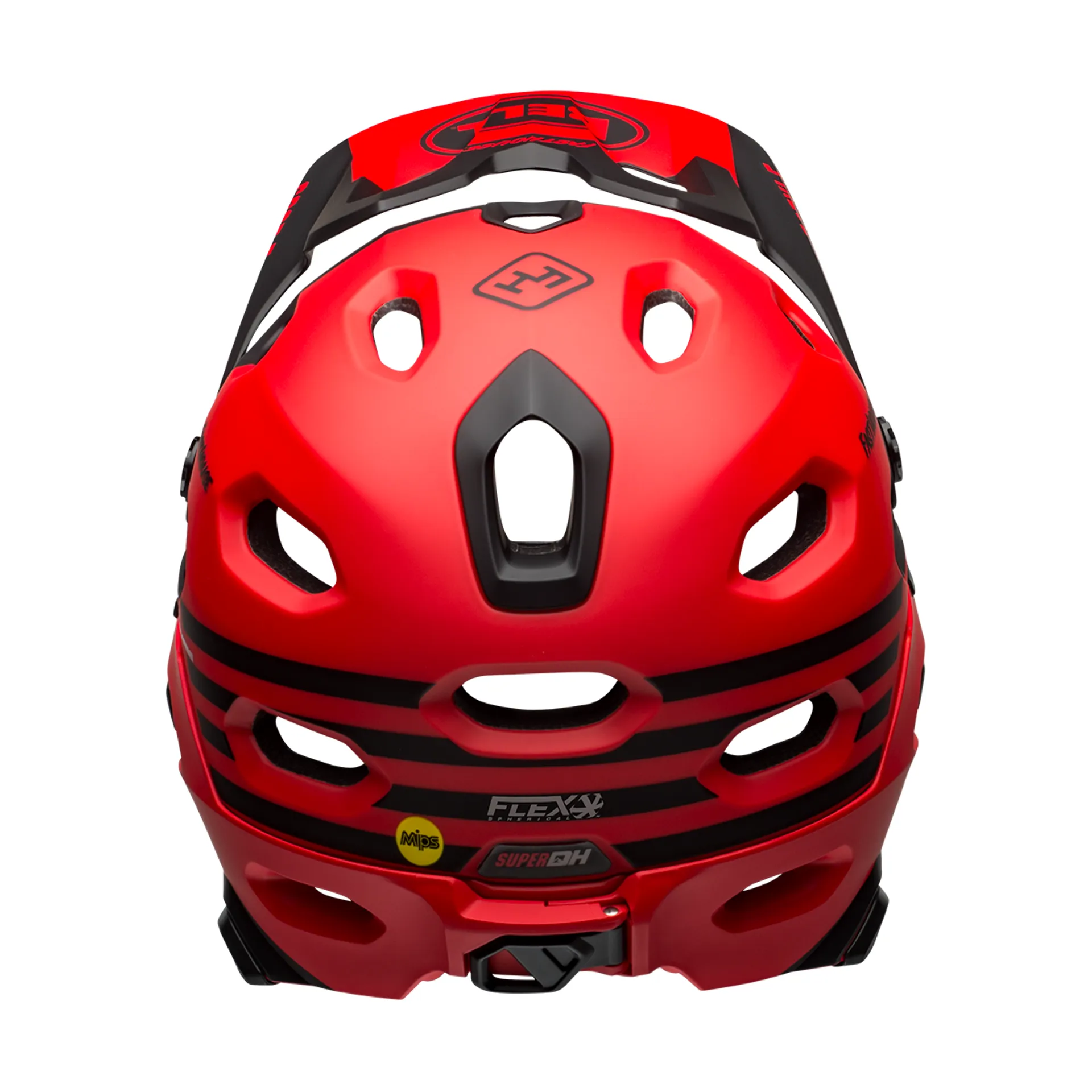 Bell Super DH MIPS Full Face MTB Helmet Fasthouse Matte Red Black