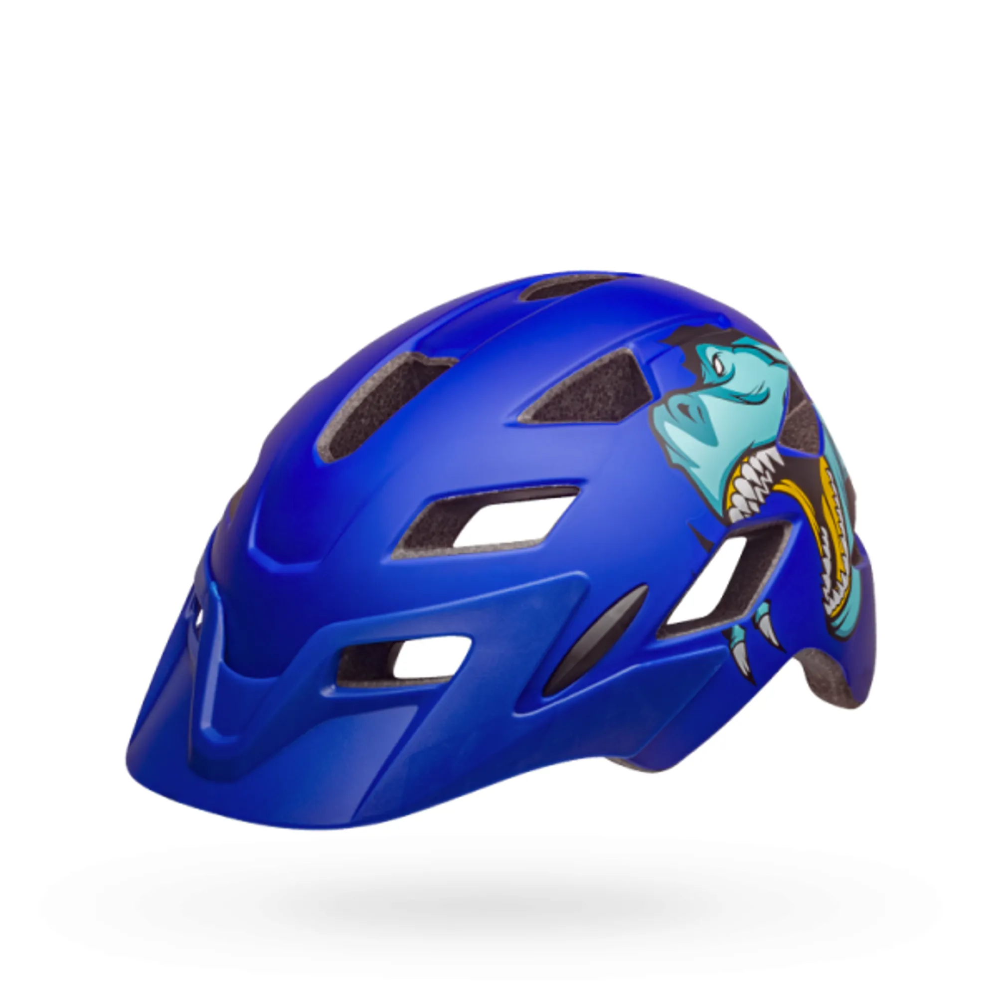 Bell Sidetrack Child Helmet 47 54cm T Rex Matte Blue