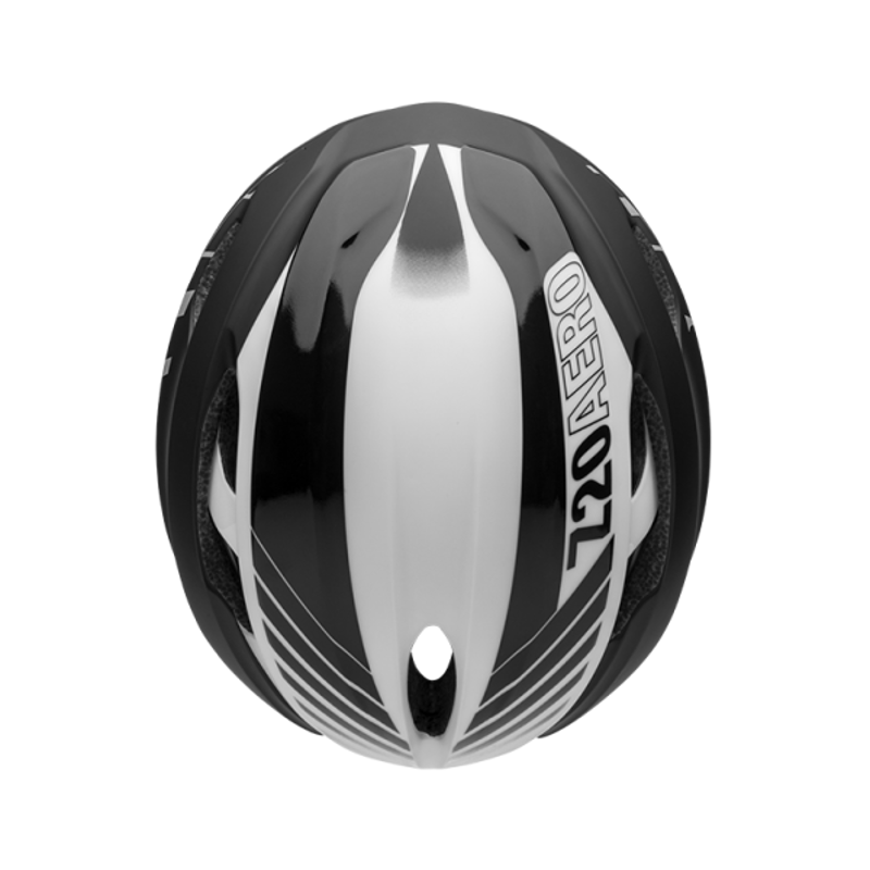 Bell Z20 Aero MIPS Road Helmet - Gloss Black/White/Crimson-2