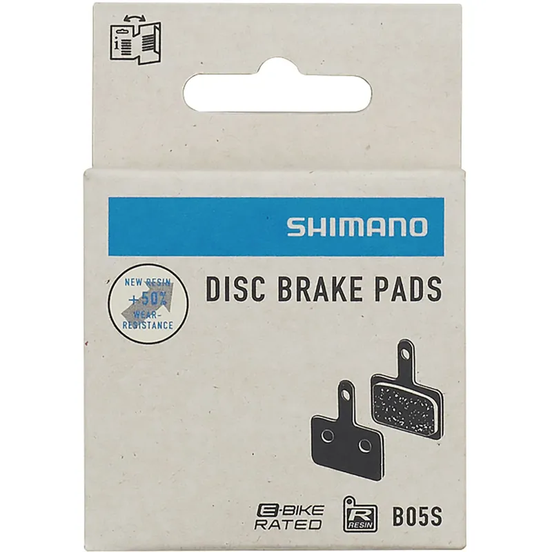 Shimano B05S-RX Spring Resin Pad Steel Back Disc Pads-2