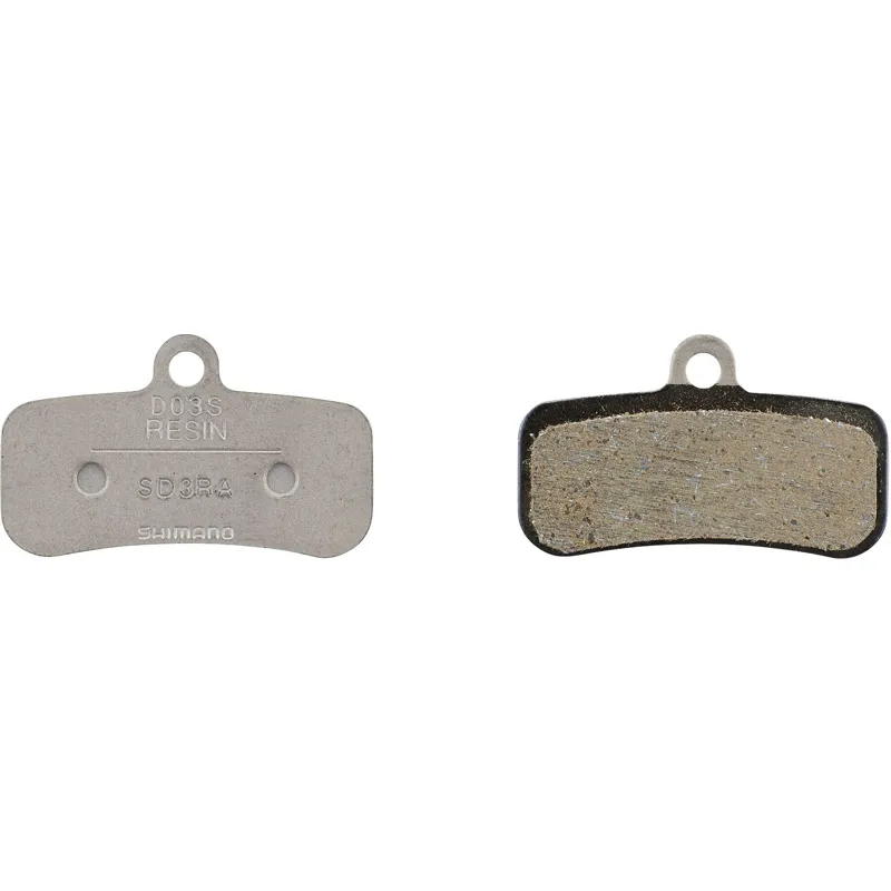 Shimano D03S Resin Steel Back Disc Pads With Spring