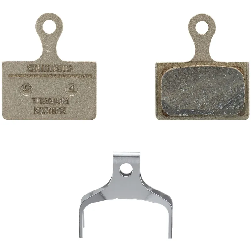 Shimano K05Ti-RX Resin Pad Titanium Back Sisc Pads + Spring