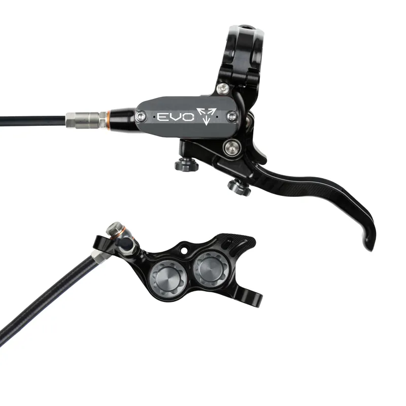 Hope Tech 4 Evo TR4 Disc Brake - No Rotor - Black/Smoke