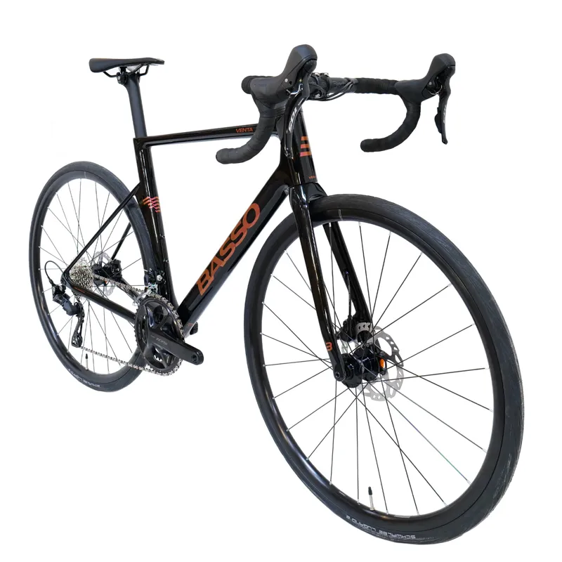 Basso Venta R 105 12x Aksium 2024 Carbon Road Bike - Magma Black-1