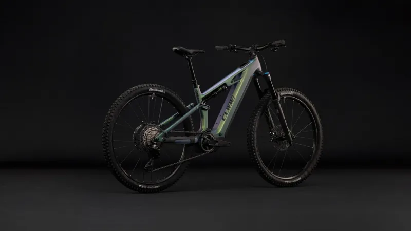 Cube Stereo Hybrid One44 HPC SLX 800wh 2027 Electric MTB - Jungali/Black-2