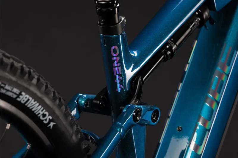 Cube Stereo Hybrid One44 HPC Race 800wh 2027 Electric MTB - Nebula/Prism-4