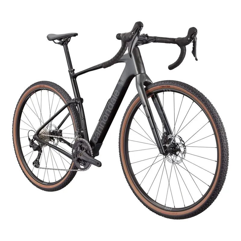 Cannondale Topstone Carbon 3 GRX 2x 2025 Gravel Road Bike - Smoke Black-1