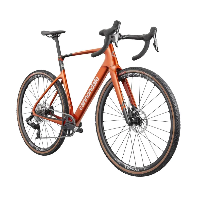 Cannondale SuperX 4 AXS 2026 Carbon Gravel Road Bike - Fire Orange-1