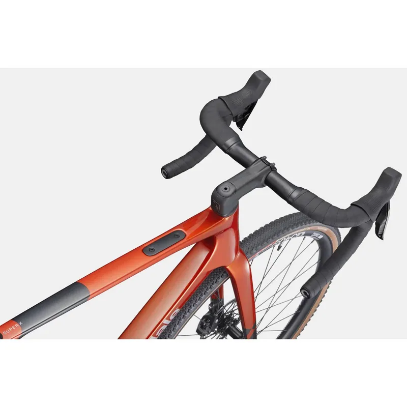 Cannondale SuperX 4 AXS 2026 Carbon Gravel Road Bike - Fire Orange-3