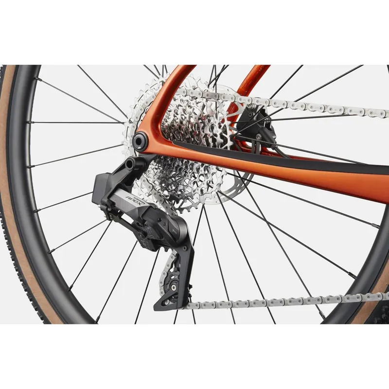 Cannondale SuperX 4 AXS 2026 Carbon Gravel Road Bike - Fire Orange-7