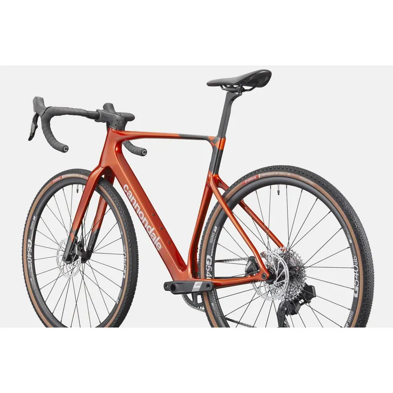 Cannondale SuperX 4 AXS 2026 Carbon Gravel Road Bike - Fire Orange-2