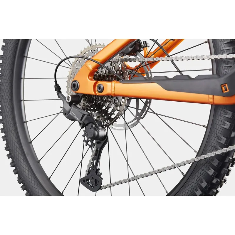Cannondale Moterra 4 29er 2025 Electric Full Suspension MTB - Tiger Eye-5