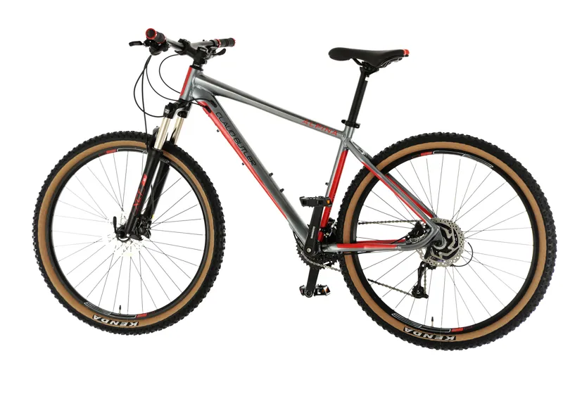 Claud Butler Alpina 27.5 2023 Hardtail Mountain Bike - Grey/Red-4