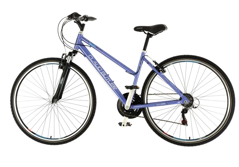 Claud Butler Explorer Low Step 2023 Women's Hybrid Bike - Lilac-4