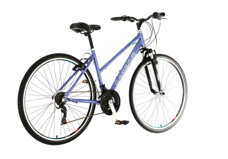 Claud Butler Explorer Low Step 2023 Women's Hybrid Bike - Lilac-7