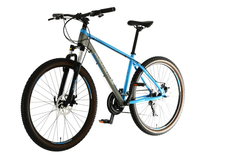 Claud Butler Haste 1.0 27.5 2023 Hardtail Mountain Bike - Grey/Blue-3