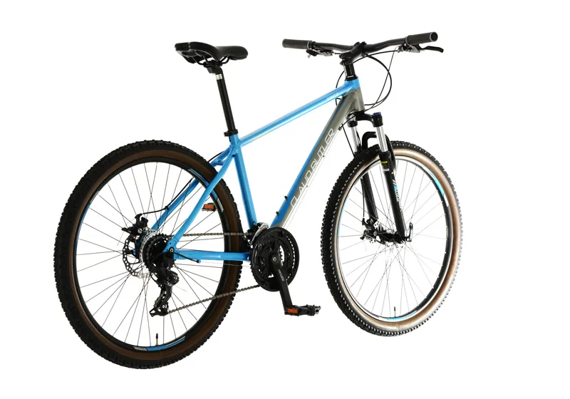 Claud Butler Haste 1.0 27.5 2023 Hardtail Mountain Bike - Grey/Blue-7