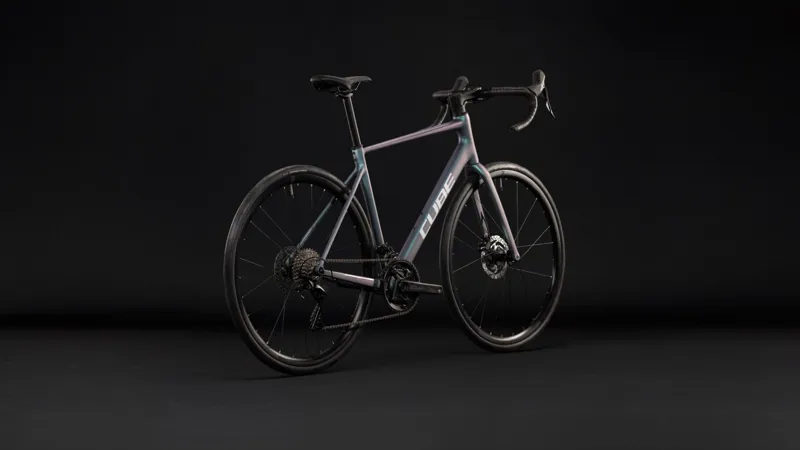 Cube Attain Race 2027 Endurance Road Bike - Smaragdgrey/White-8