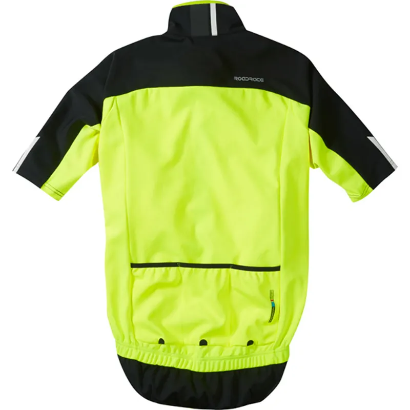 Madison RoadRace Optimus Thermal Short Sleeve Jersey - Yellow/Black-1