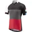 Madison Sportive Short Sleeve Half-Zip Jersey - Red Blocks