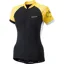 Madison Keirin Womens Short Sleeve Jersey - Black/Vibrant Yellow