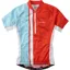 Madison Tour Womens Short Sleeve Jersey - Chilli Red/Sea Blue